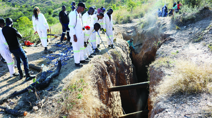 Two die in disused shaft