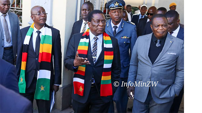 President Mnangagwa assesses nomination process