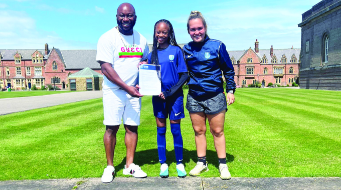 Nyasha Bako excels at PSG Academy training camp