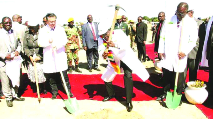 Ground-breaking to real structures: President ticks all the boxes