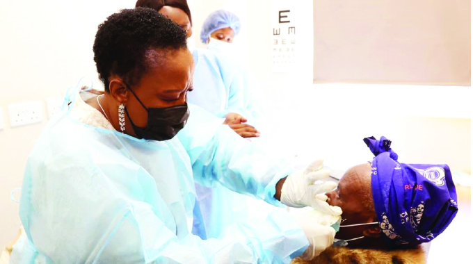 Hundreds getting free eye cataract operations