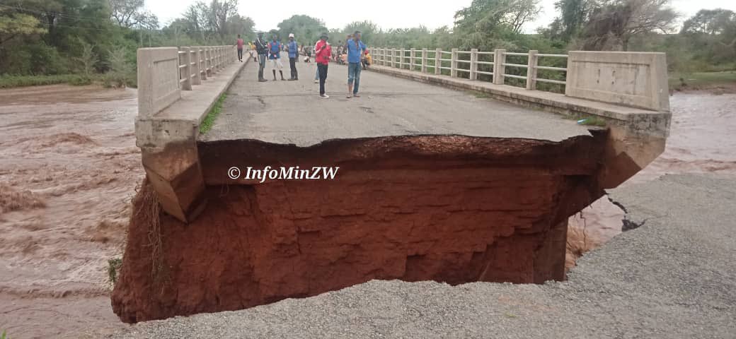 Sesame bridge swept away