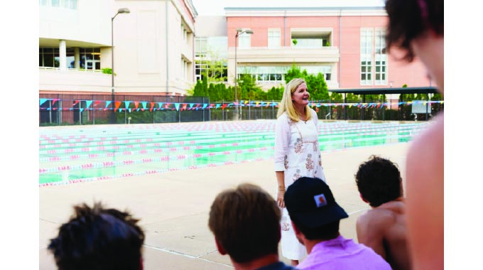 Kirsty Coventry goes back to her roots
