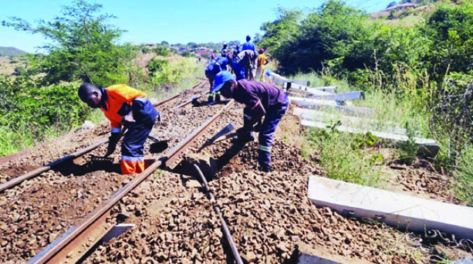 Zim,Moza start refurbishing railway line
