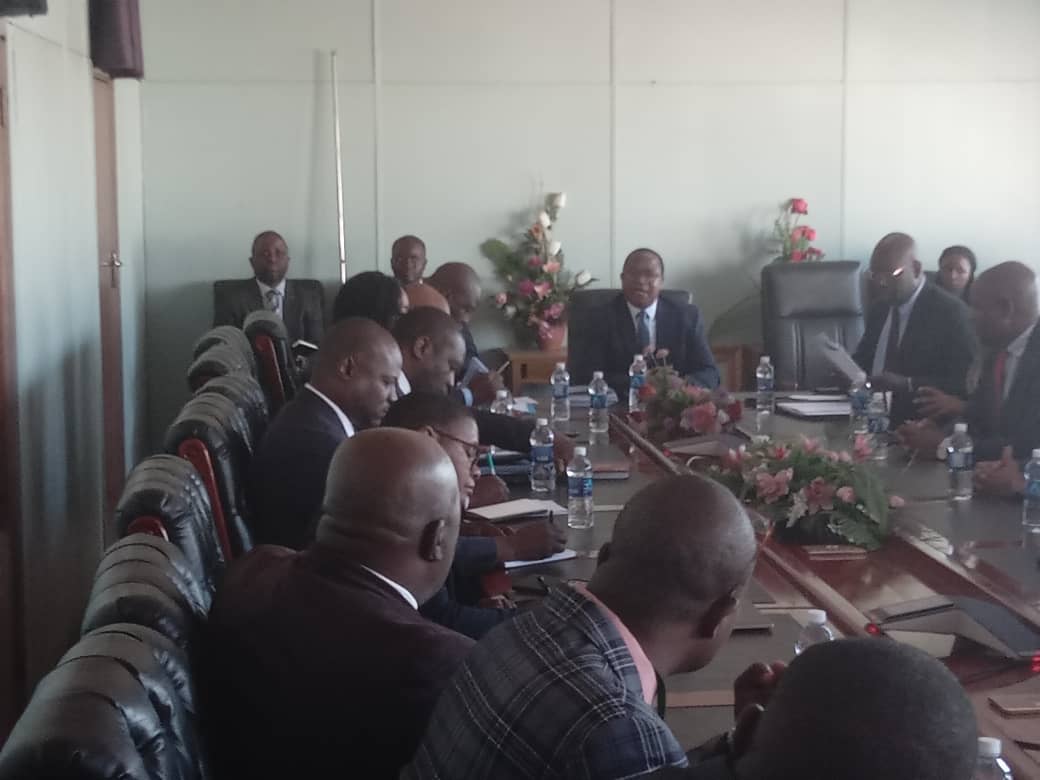 Prof Ncube meets Parliament’s Budget Committee