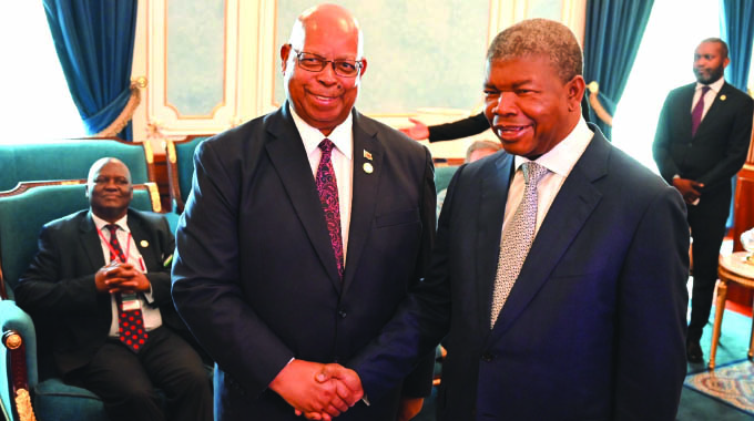 Speaker Mudenda pays courtesy call on Angolan President