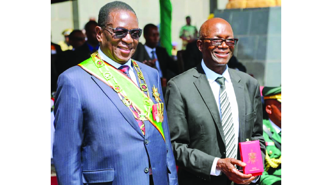 President honours veteran plant breeder Mushonga