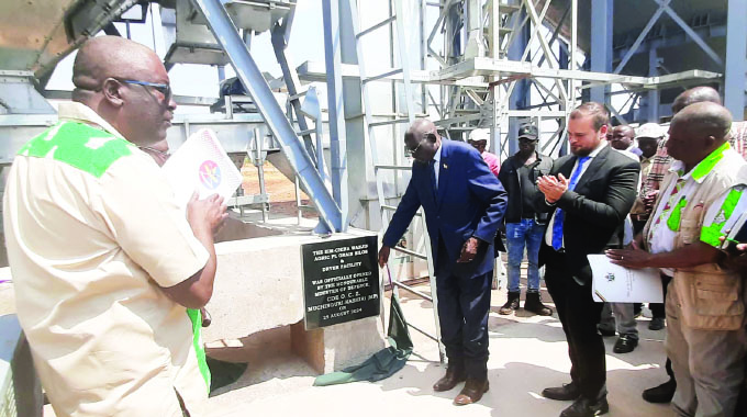 $1,2m grain dryer, silos commissioned…Sanctions busting measures bear fruit