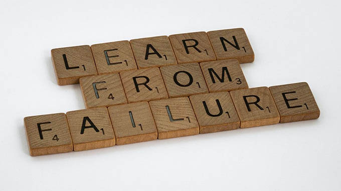 Learning from own failures