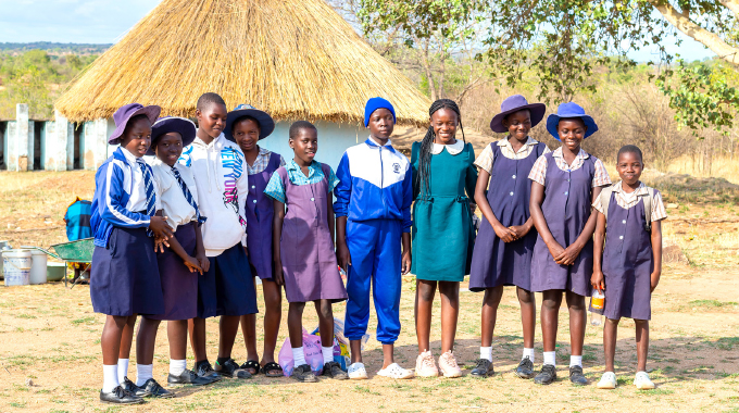 Young model donates to school