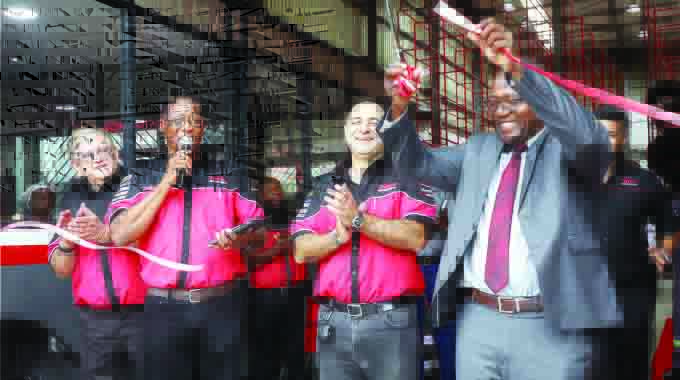 Minister commissions new tyre plant