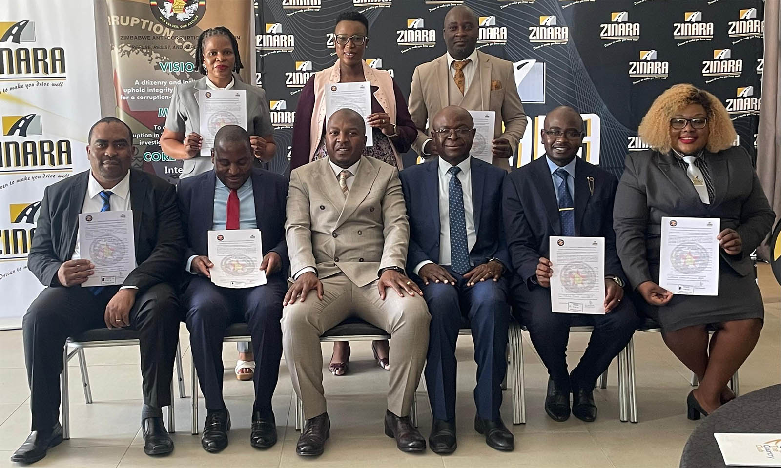 Zinara officials sign integrity pledges