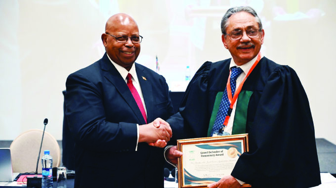 Sadc PF honours Speaker Mudenda