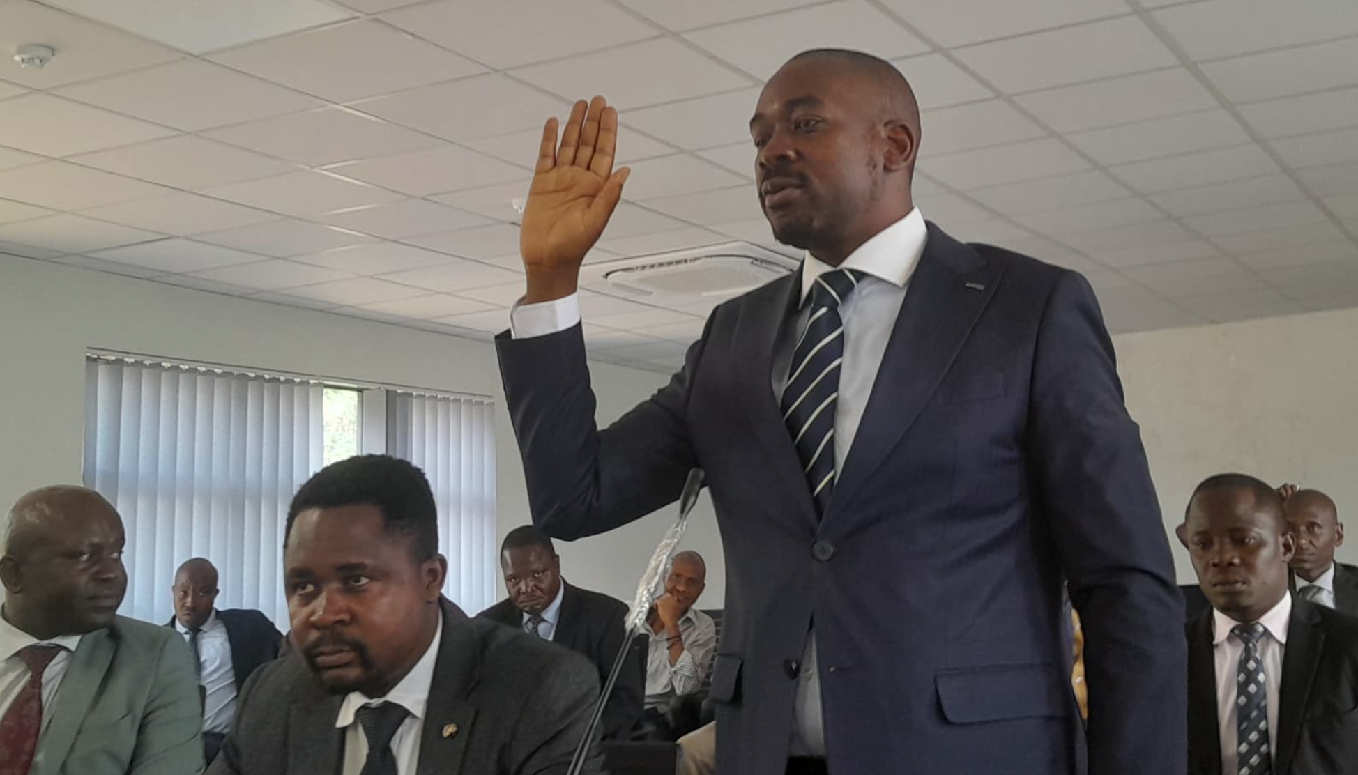 Nelson Chamisa testifies before Harare Commission of Inquiry