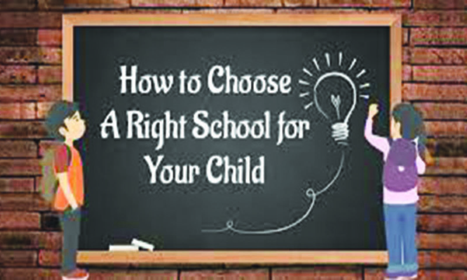 Choosing the right school for your child