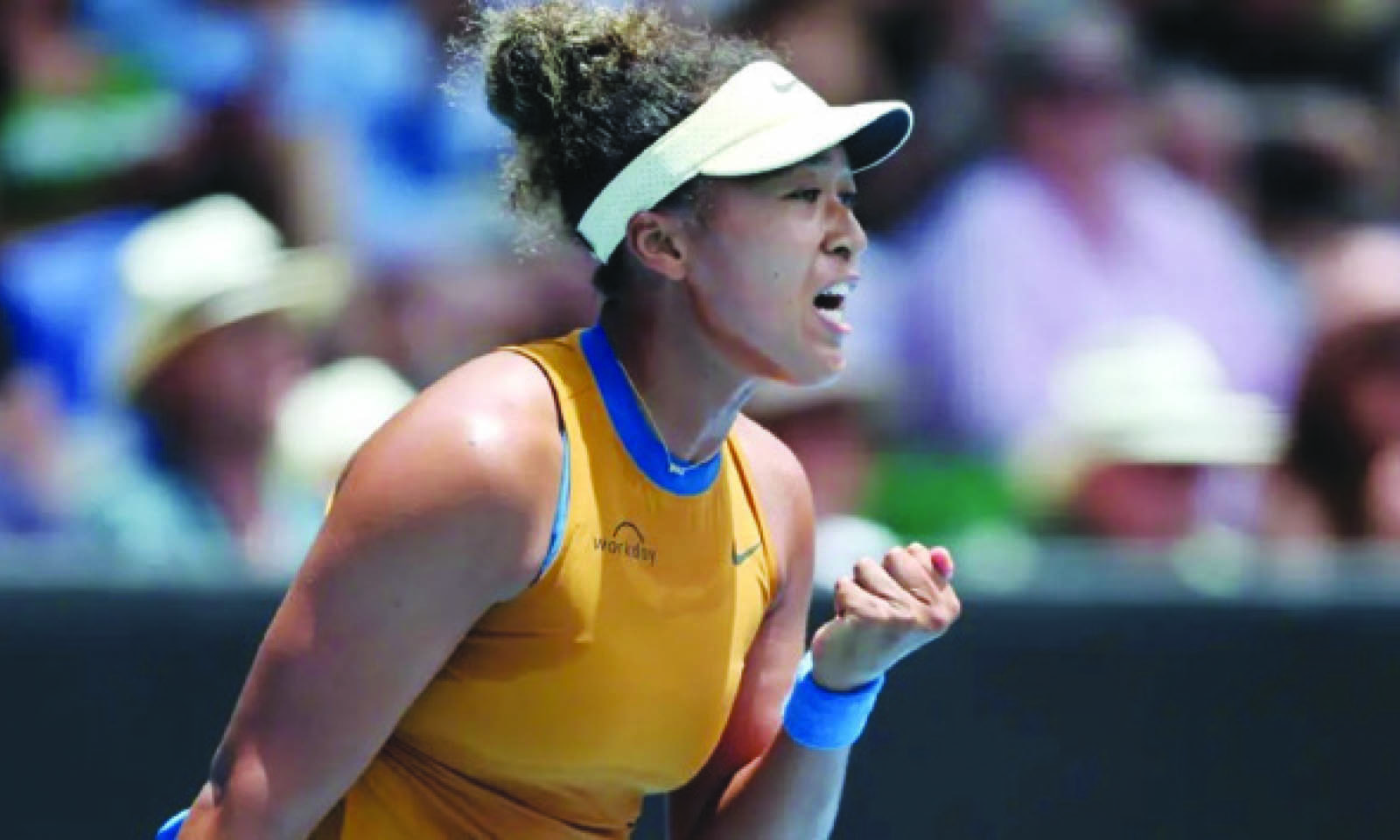 Osaka into first semi since 2022