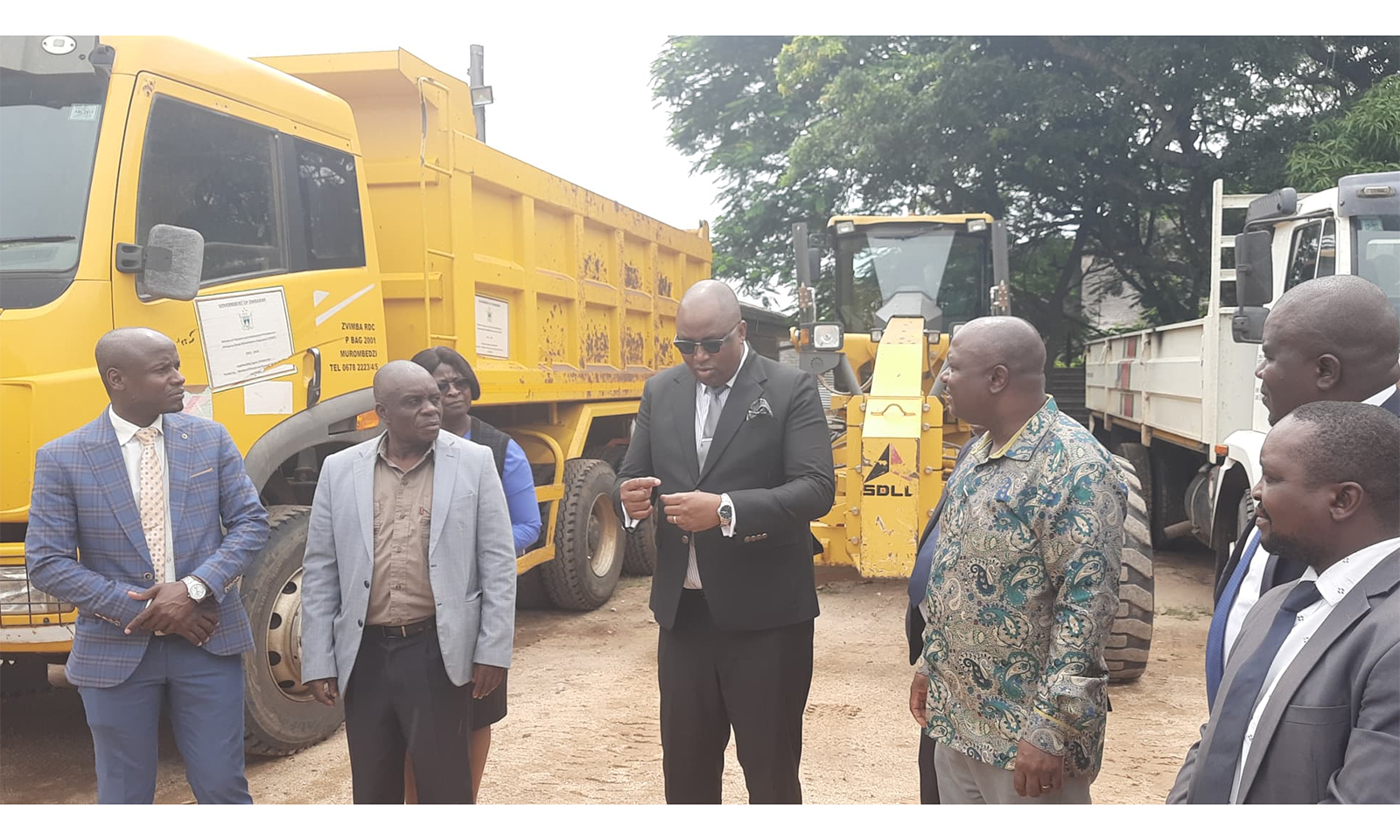 Eng Muguti tours devolution projects in Mash West