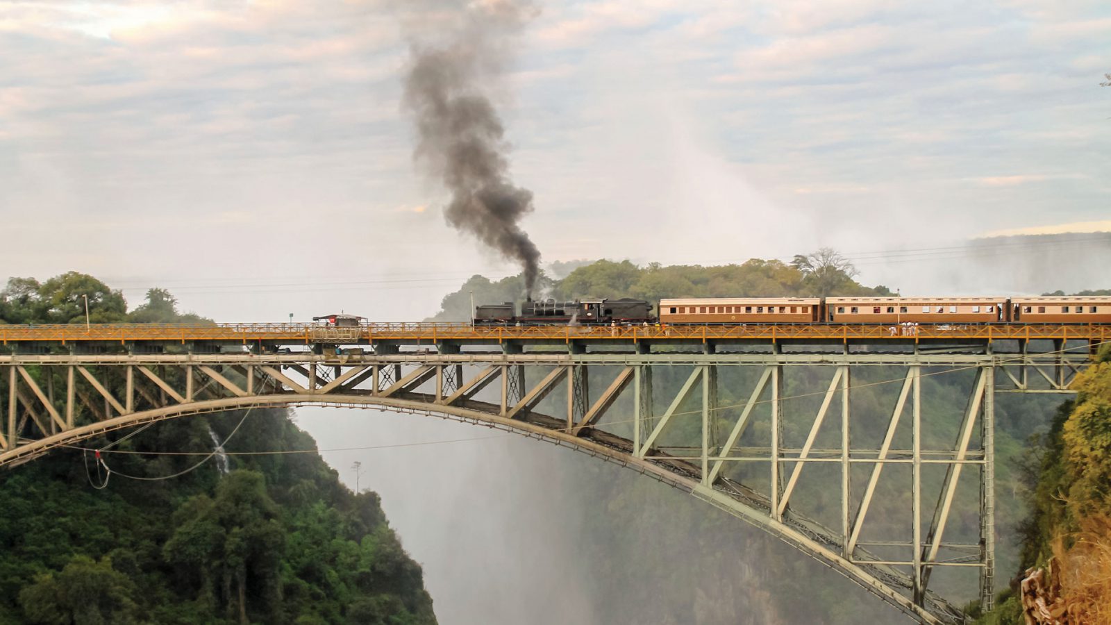 How to arch a bridge through the spray