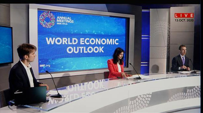 IMF revises up 2020 global economy forecast to contraction of 4.4 pct