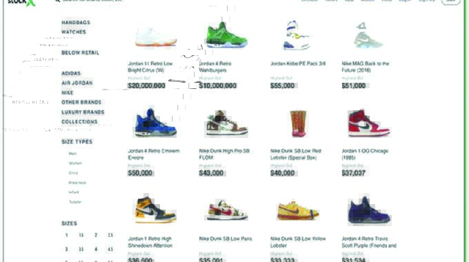 Sneakerheads turn Jordans, Yeezys into bona fide asset class