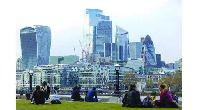 Skyscrapers mark new city of London