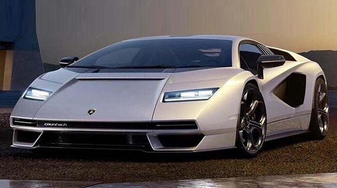 New Lamborghini Countach teaser shots show retro detailing