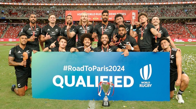 All Black Sevens book place at the Paris Olympics