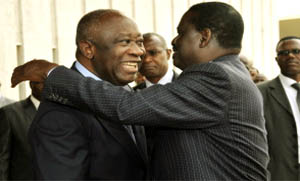 Mediators shuttle between I.Coast presidents to end crisis