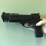 Three strokes for toy gun robbery
