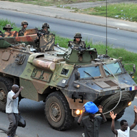 Under fire Gbagbo clings on