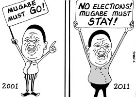 My Turn: From Mugabe must go to No, he stays!