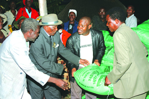 Giving farmer fish, silting the river he fishes