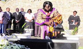 Ghanaian delegation tours Heroes Acre