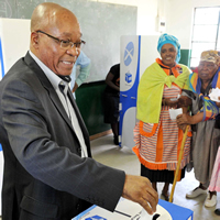 Zuma sees ANC gains in elections
