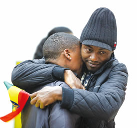 Tears roll as Danny, Nic leave