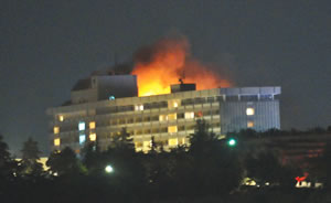 21 killed as Taliban storm Kabul hotel