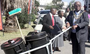 City gets US$80 000 cleaning material…as Mereki is castigated