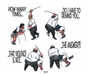 Editorial Comment: Let’s use the cane with restraint