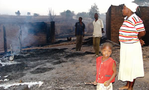 Veldfire wreaks havoc