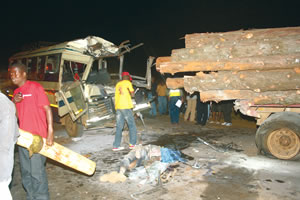 Two people die, several injured in road accident