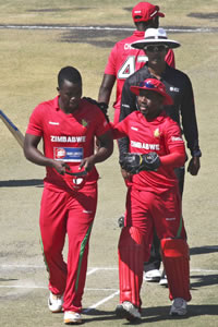 The Vitori Express…Fiery bowler shines as Zim draw first blood