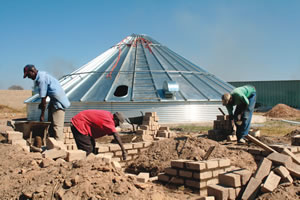 Chegutu farmer builds silos