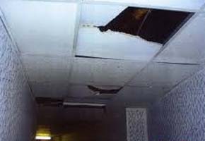Thieving guard falls to death from ceiling