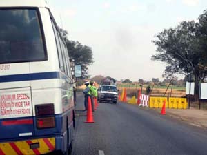 Bus crew arrested at tollgate
