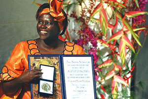 Nobel peace laureate Wangari Maathai dies