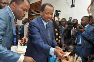 Biya confident of victory