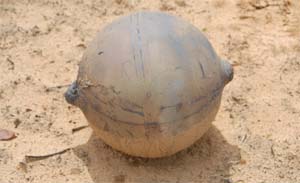 Mystery space ball crashes in Namibia