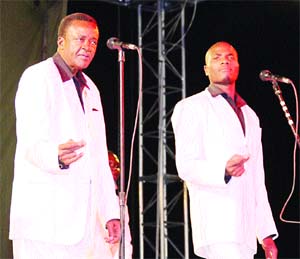 Shamu displays musical prowess