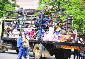 Travellers face transport blues
