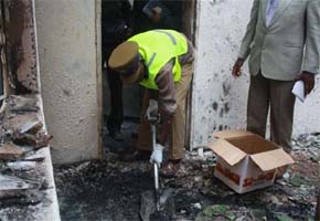 ‘Buckets of water poured over body’